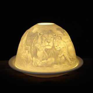 Porcelanowy Lampion-Lwy