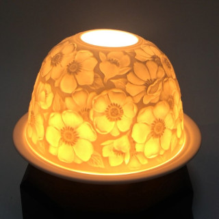 Porcelanowy Lampion-Drobne Kwiatki