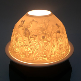 Porcelanowy Lampion-Łąka, Motyle