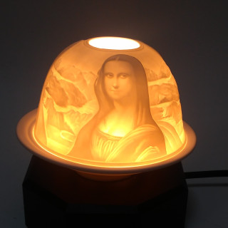 Porcelanowy Lampion-Mona Lisa