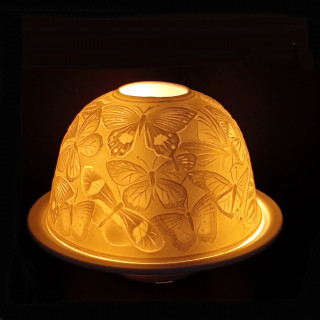 Porcelanowy Lampion- Motyle