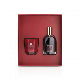 zestaw Rosso Nobile świeca 80g + spray 100ml