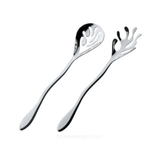 Alessi - zestaw 2 łyżek do sałatek Mediterrano