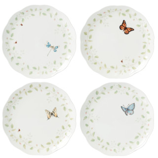 Zestaw 4 talerzy obiadowych Butterfly Meadow Petite