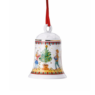 Dzwonek porcelanowy 12cm Christmas Sparkle 2024