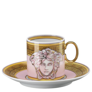 Filiżanka do espresso Versace Medusa Amplified Pink Coin